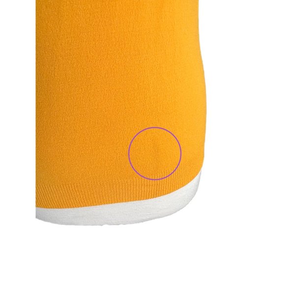 Vintage 60s Helanca Yellow Crewneck Sleeveless Nylon Top - Picture 4 of 7